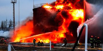 Ukraine Hits Oil Depot in Southern Russia